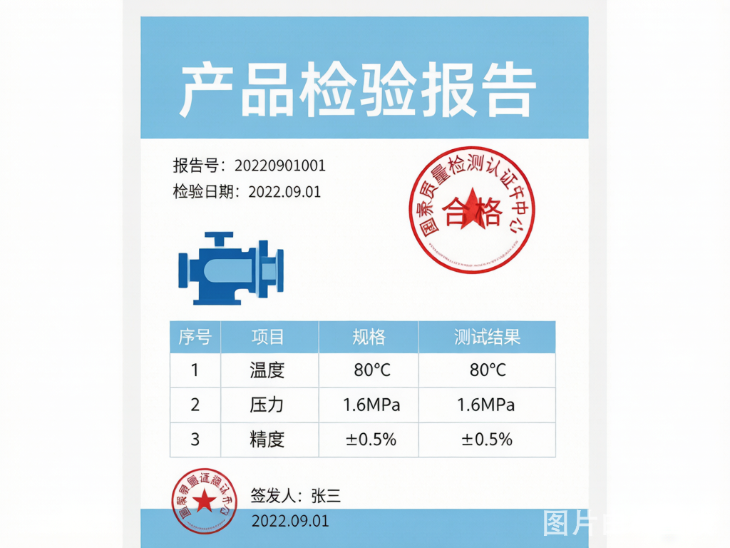 产品质量检验报告